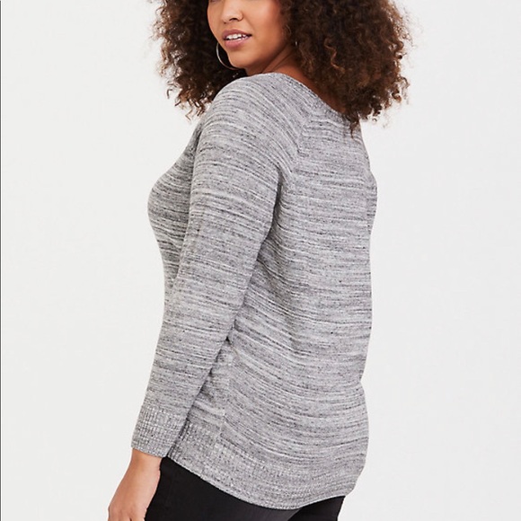 Grey Marled embellished sweater - Picture 3 of 8